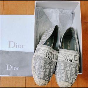 DIOR GRANVILLE ESPADRILLES GRAY